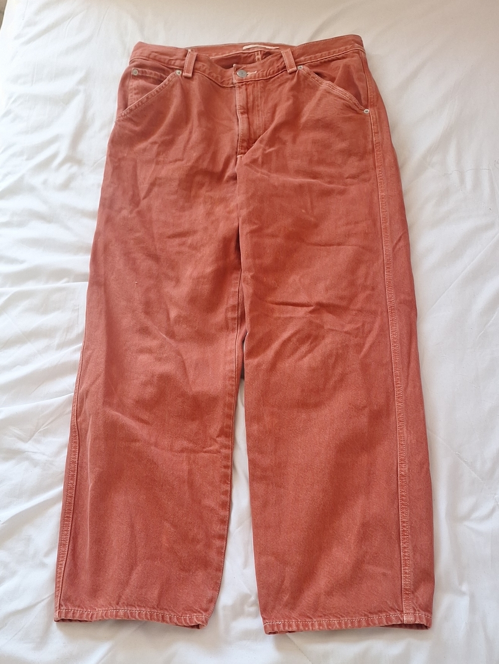 Levi's Wide Leg Jeans in Terracotta